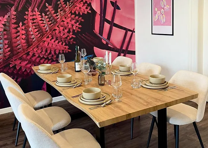 Apartment Le Vacation Arena Apartment, Kueche, Parkplatz, Netflix, Free Tv Leipzig